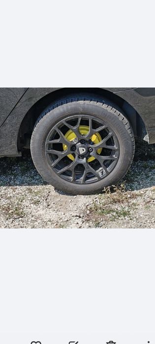 Jante aliaj 4 x100 r 16 j 6,5  cu cauciucuri de vara