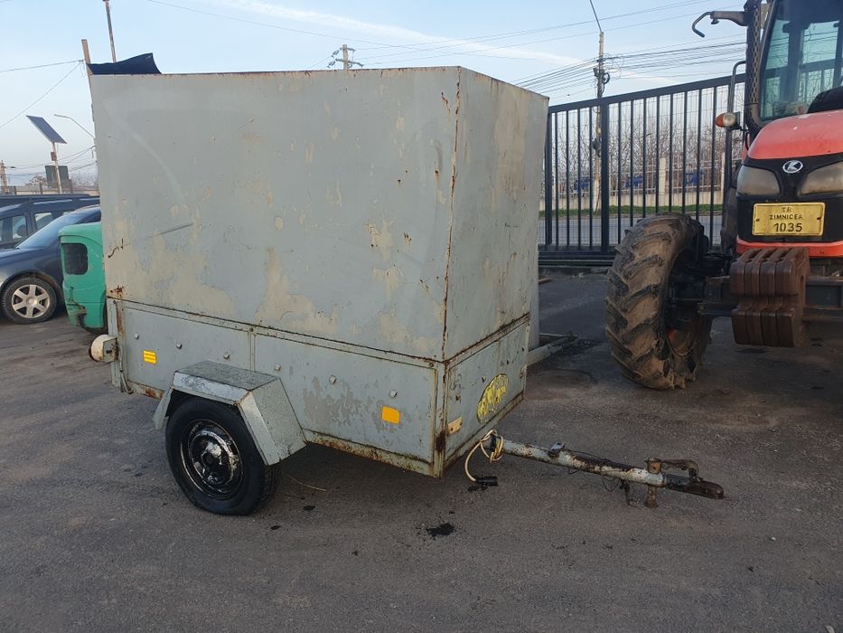 Remorca auto 750 kg, fabricata Romania, inmatriculata RO
