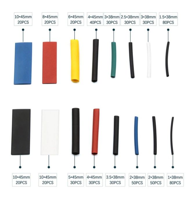 Термоусадка 580 штук