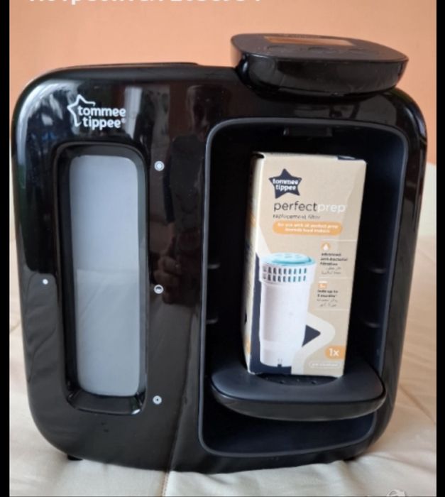 Стерилизатор със сушене Philips и Уред за приготвяне на адаптирано  мляко Tommee Tippee + чисто нов филтър!