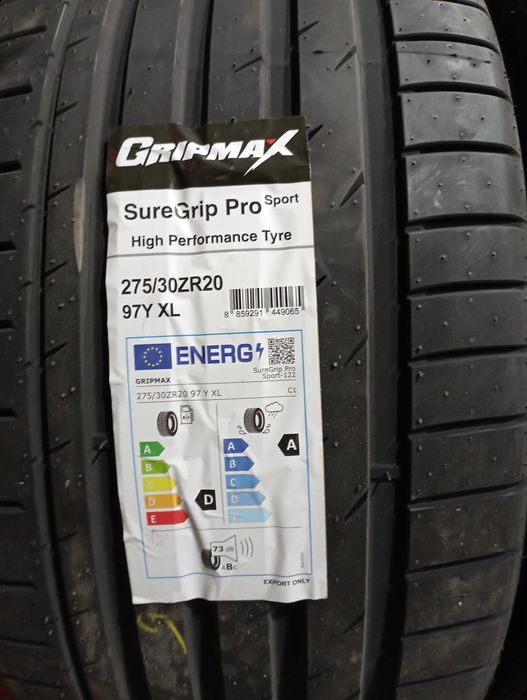 Set Anvelope Gripmax 275/30/20 Cu 245/35/20 Noi De Vara