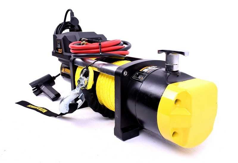 Английска Усилена Лебедка NOVAWINCH 12 500 Profesional със синтетика