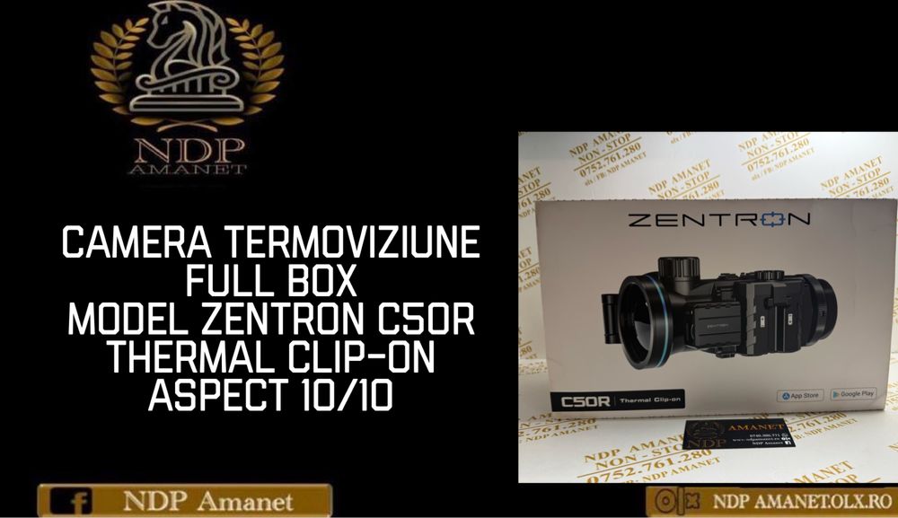 NDP Amanet Braila Camera Termoviziune Zentron C50R Thermal Clip-On