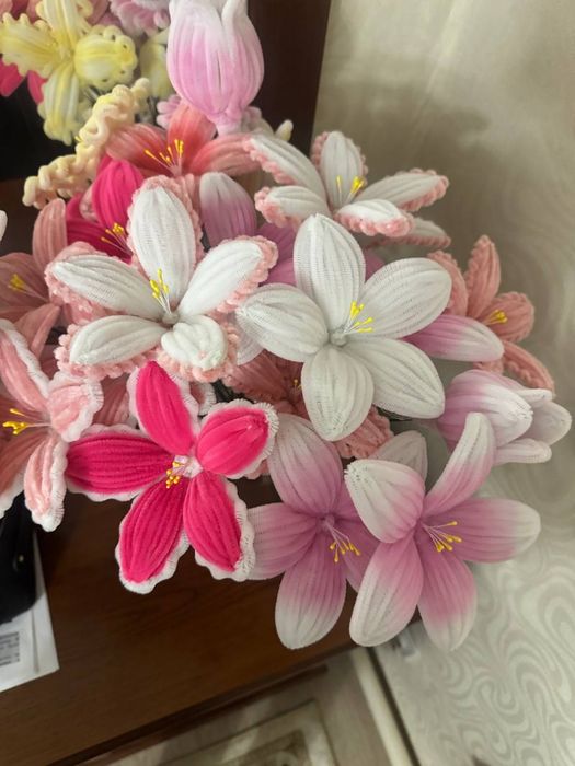 Цветы ручной работы