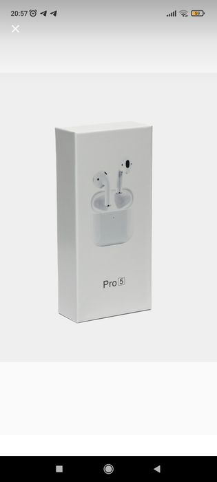 PRO 5 Simsiz quloqchin oq qora ranglari bor