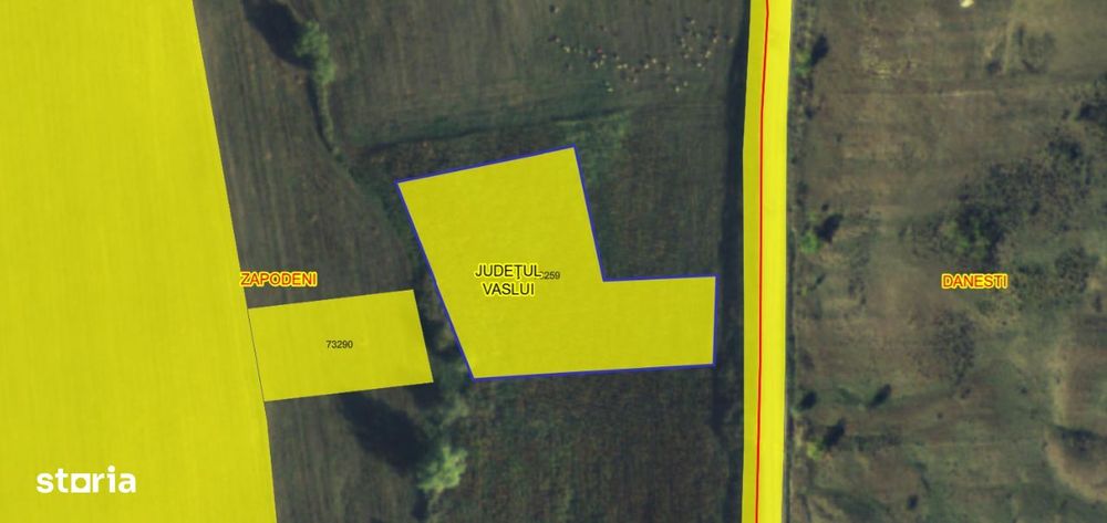 Teren 3700 mp sosea Telejna -Zapodeni