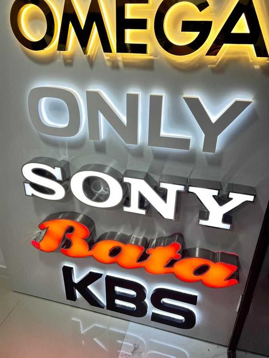 Наружная реклама  Баннеры Поклейка Oracal  Объёмные буквы  Световые