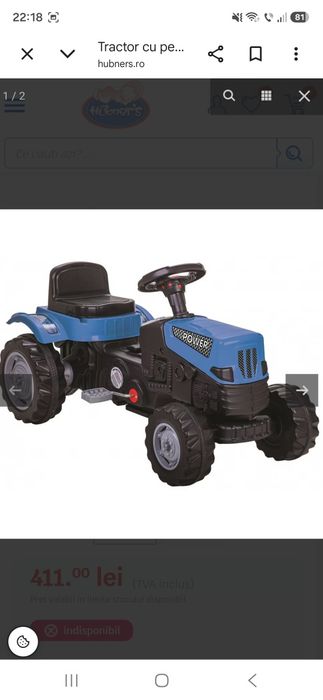 Tractor cu pedale Pilsan Power