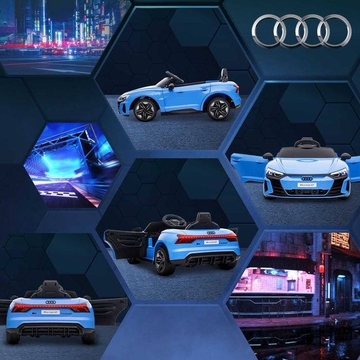 Mașină electrică pentru copii Audi, licență oficială, model premium