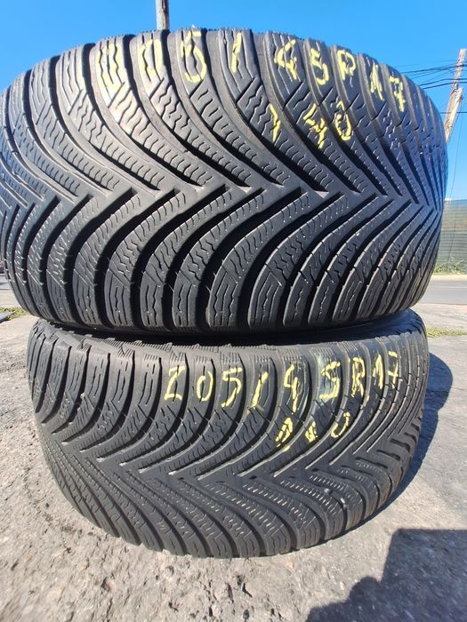 2 anvelope iarna 205/45r17 Michelin Montaj Gratuit