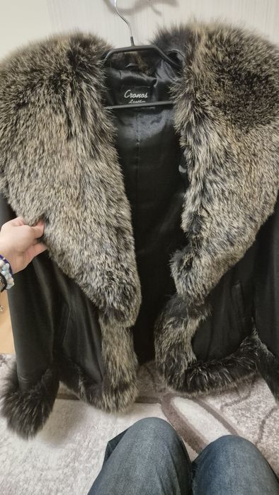 Яке от естествена кожа дамско