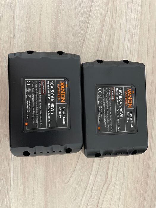 Pachet de doua baterii. 18 V 5000 mAh