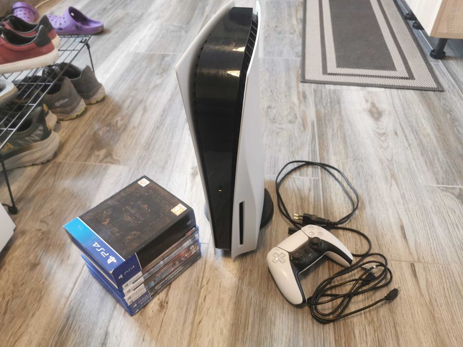 Playstation 5 Disc 1TB cu controller și jocuri