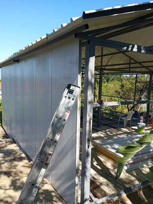 Изработка на метални конструкции,къщи(тип сглобяеми),гаражи и др.