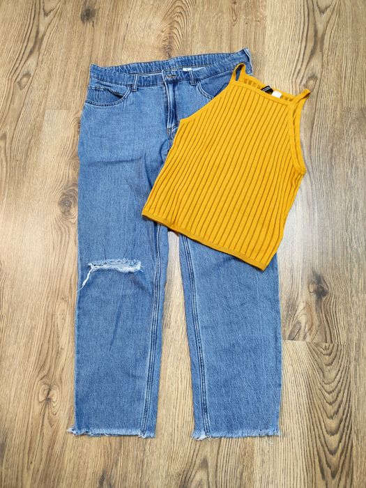 Сет на H&M с бойфренд дънки!