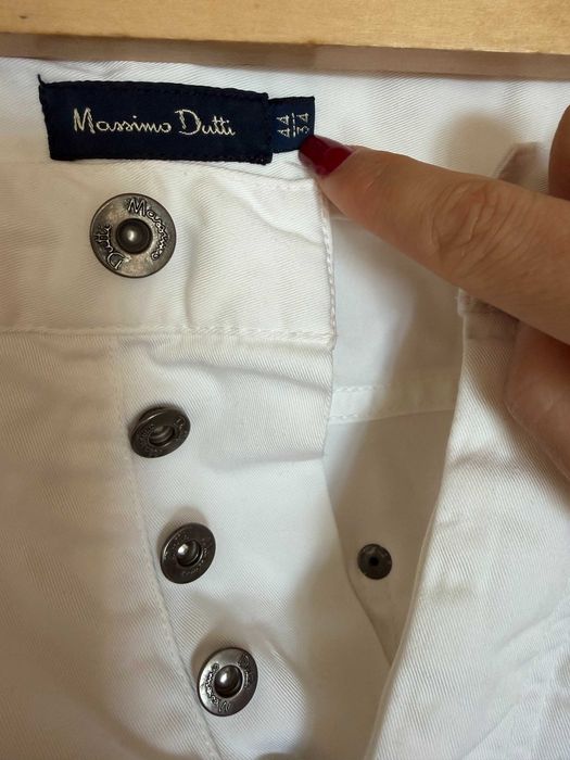 Мъжки бели дънки Massimo Dutti, размер 44