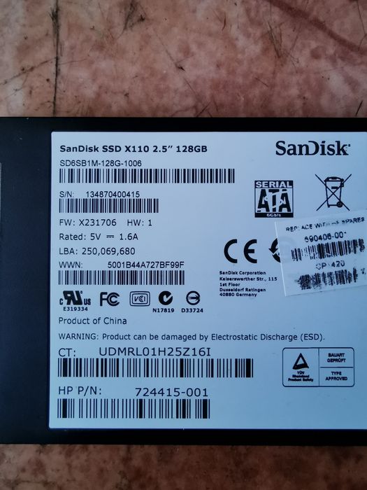 продавам ssd 2.5"