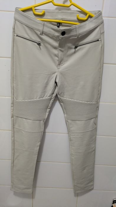 Pantaloni imitație piele calzedonia m