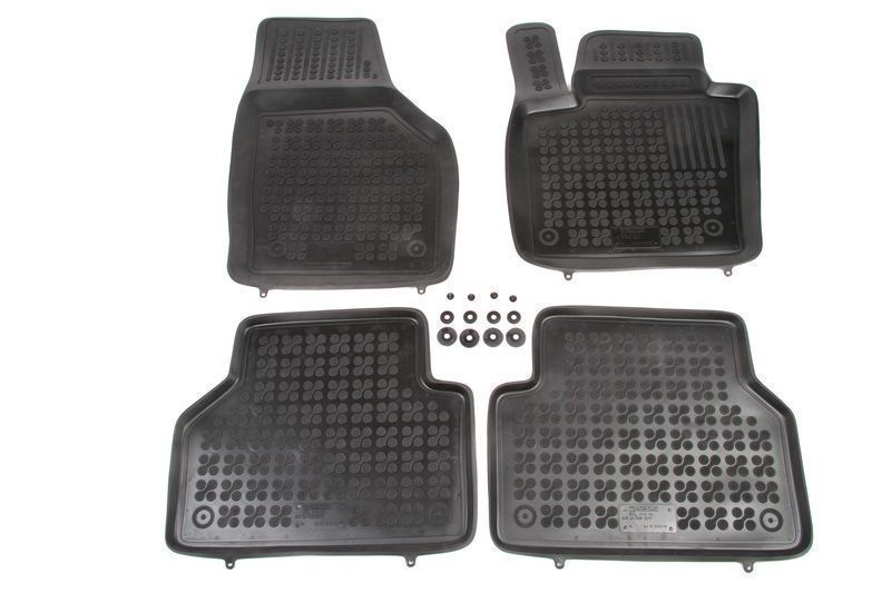 Set covorase auto din cauciuc Audi Q3 (8U) 2011-2015 si Q3 din 2015-, presuri tip tavita din elastomer, marca Rezaw Plast