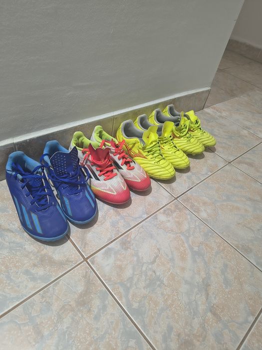 Ghete sintetic Adidas si Mizzuno Originals marimea 36 impecabili