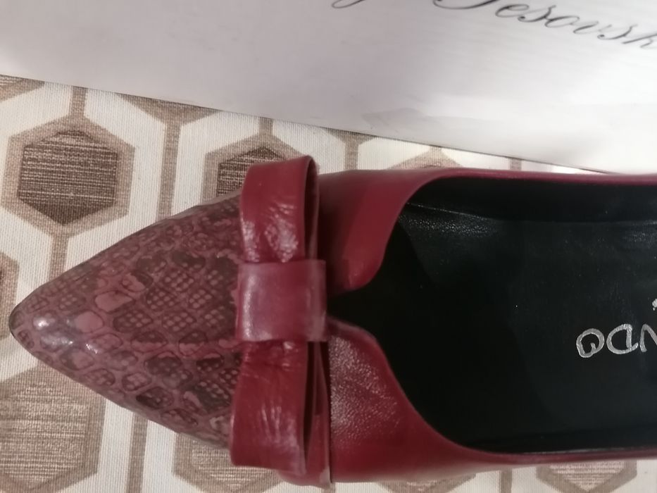 Дамски обувки естествена кожа