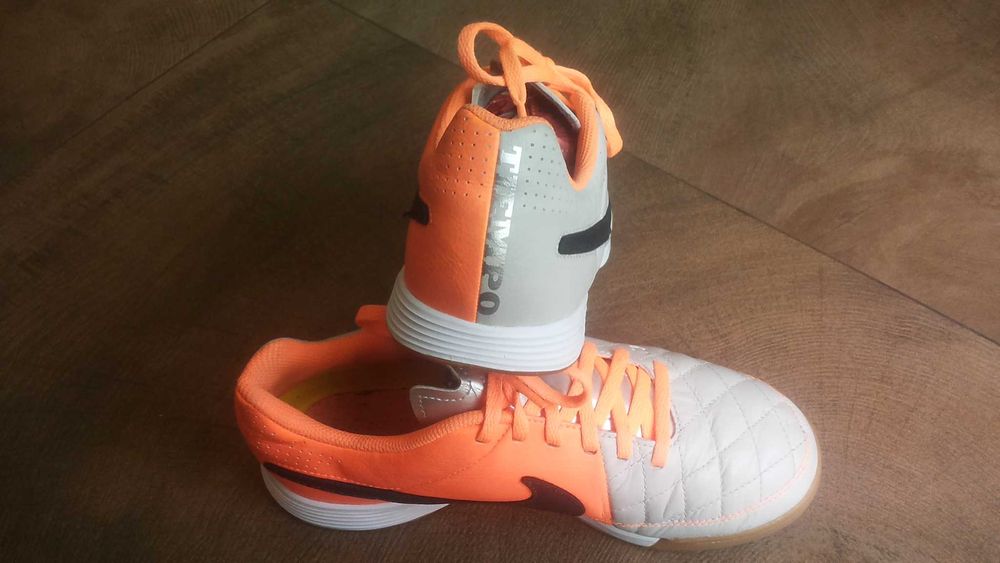NIKE TIEMPO Leather Shoes Размер EUR 36,5 обувки естествена кожа 416-14-S