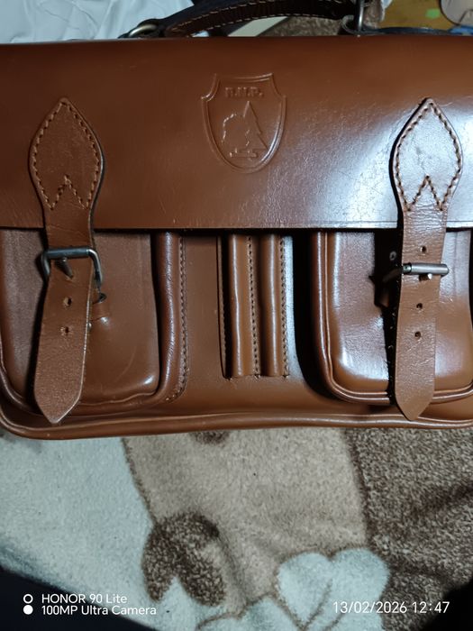 Geantă piele silvicultură