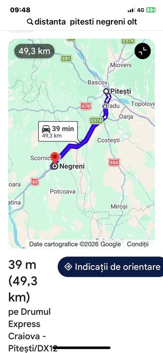 Casă 2 camere Negreni Olt 11000 eur