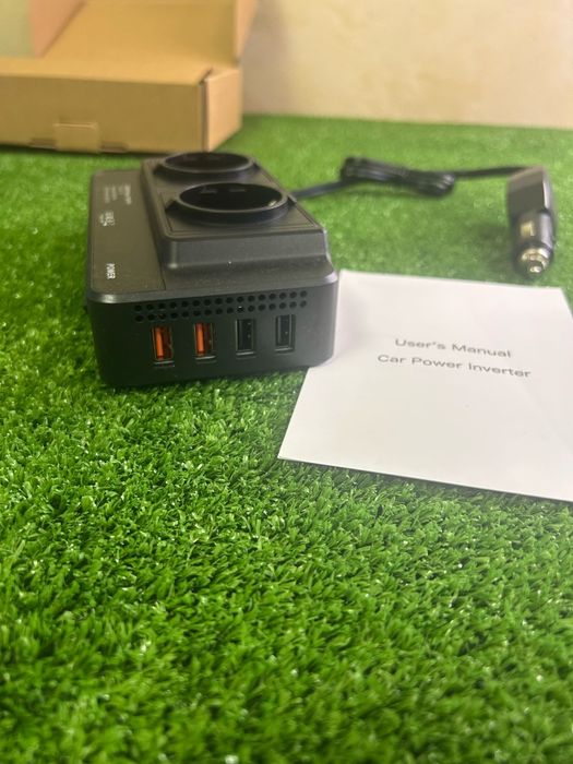 Invertor de Tensiune de la Priza Auto la Priza EU Dubla 230V, Putere 4