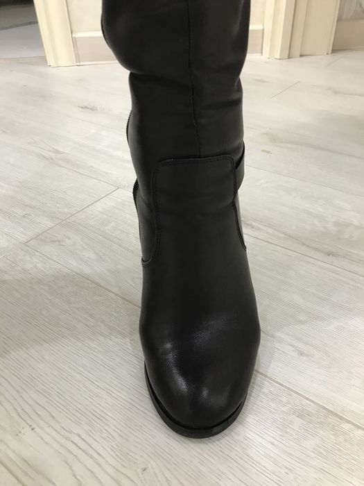 Продам сапоги кожаные