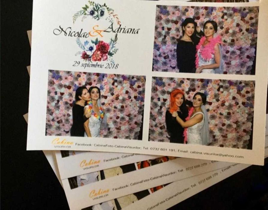 Cabina foto , invitatii digitale