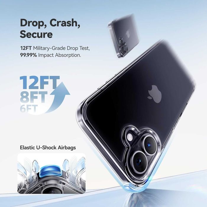 Husa silicon transparenta pt iPhone 16 / 16 Plus / 16 Pro / 16 Pro Max