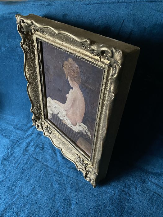 Tablou vechi ulei pe placaj