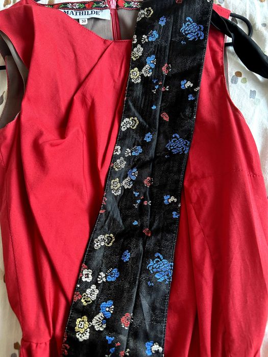 Rochie rosie Mathilde