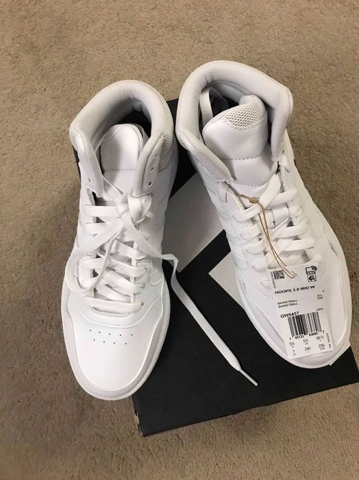 Дамски маратонки Adidas Hoops 3.0 Mid от САЩ, размер US7/38