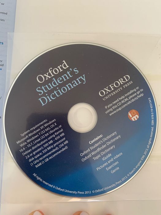 Oxford новая книга-словарь +диск