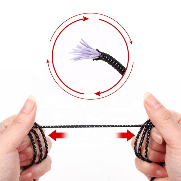 Sireturi Elastice cu sistem NO TOUCH cu Capsula Metalica, SIRETILA