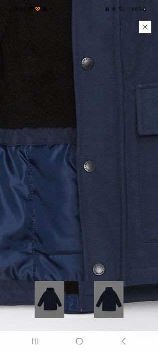 Geaca baieti bleumarin marime 170