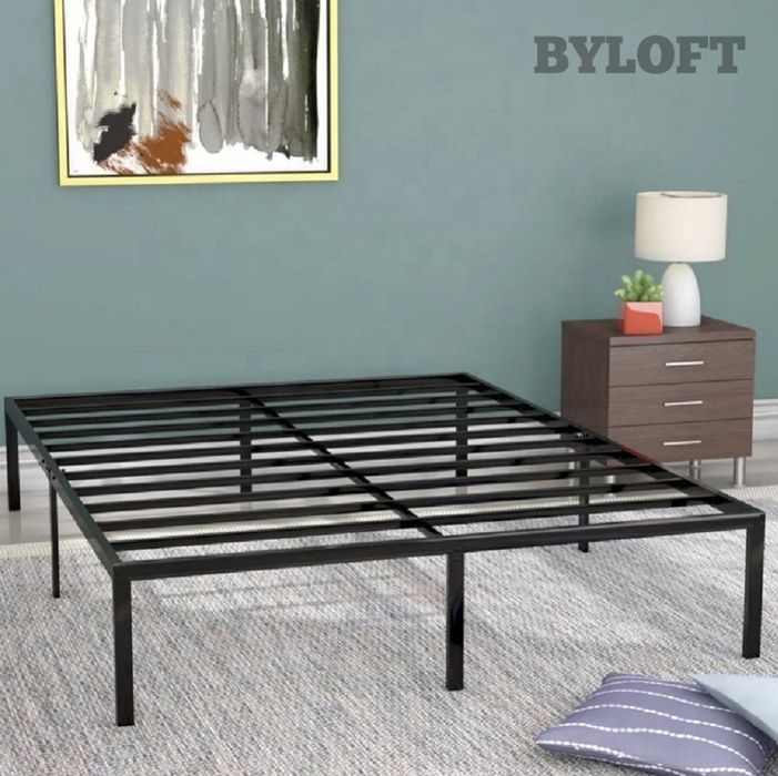 Металлическая двуспальная кровать ШЕДЕВР в стиле лофт