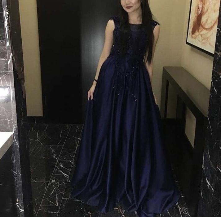 Вечернее Платье Синем цвете