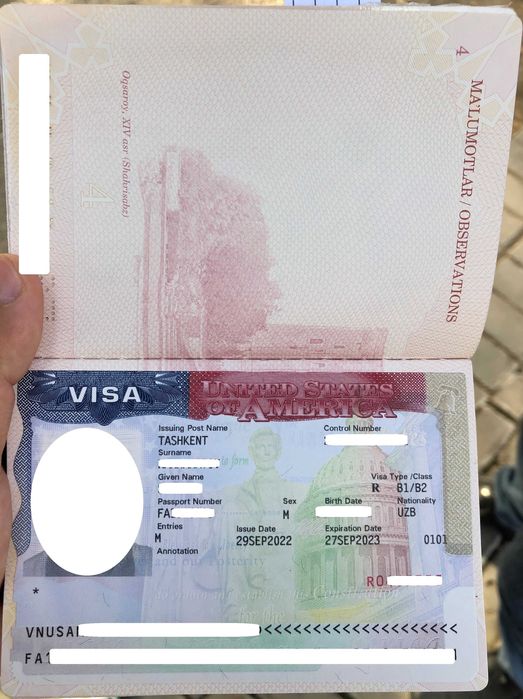 FIFA 2026 Виза в Америку США 2026. AQSh vizasi