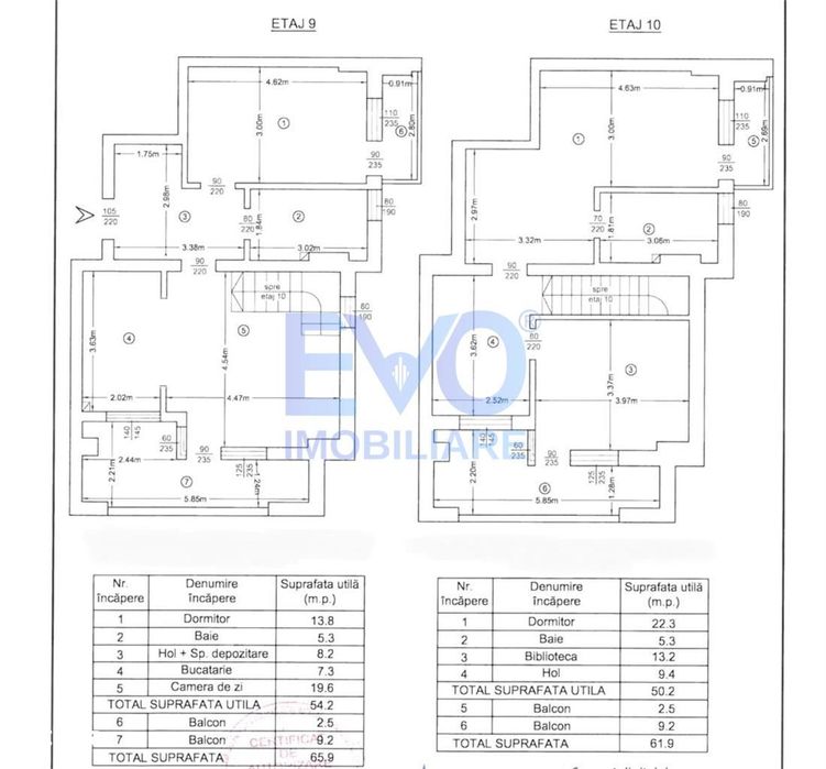 Apartament 5 camere, tip duplex, 2 locuri de parcare, 2 bai, Pacurari