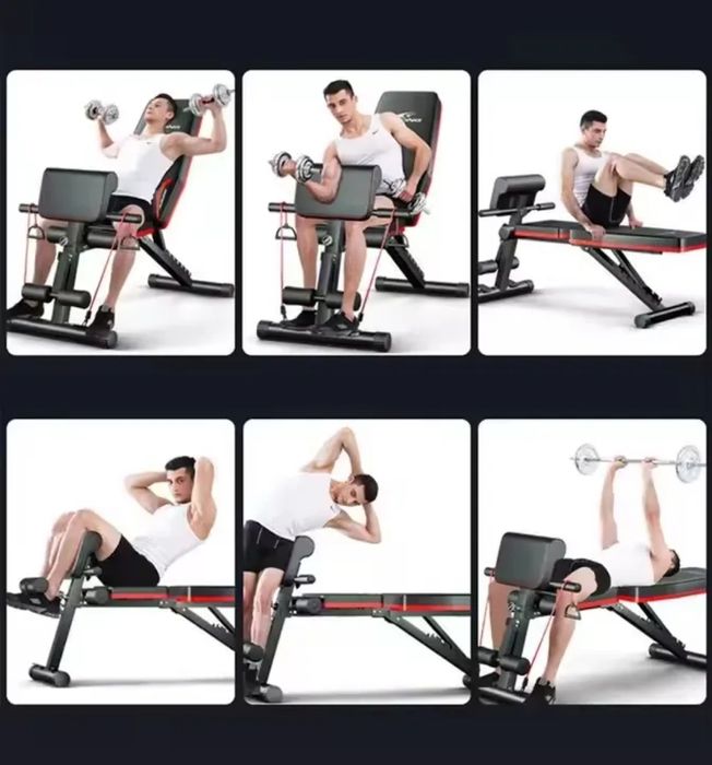 Ново!Фитнес лежанка за вдигане на тежести упражнения