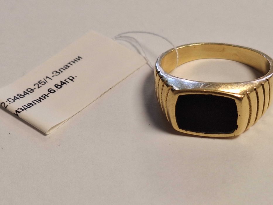 Мъжки златен пръстен 6,64гр.