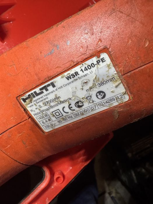 Fierastrau sabie hilti WSR 1400-PE turatie reglabila