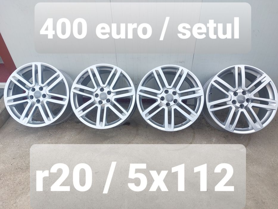 Jante aluminiu originale r20 / Audi Vw Skoda Seat Mercedes / ET 25
