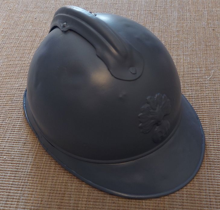 Casca panoplie decoratiune Adrian M15 originala franceza WW1 extra