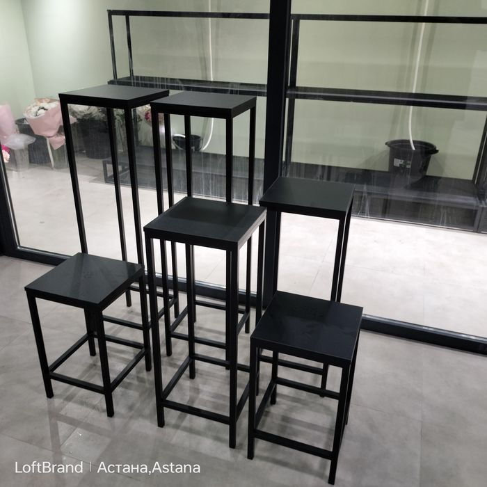 Подстолье в стиле лофт. Лофт мебель