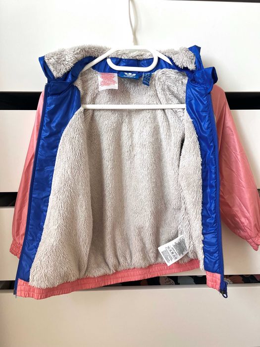 Adidas детско преходно яке с топла подплата 18-24 м. до 2 години