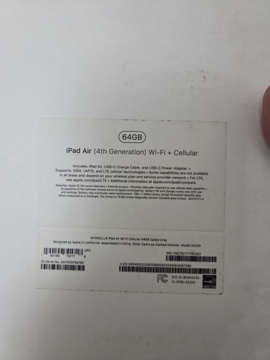 iPad air 4 Cellular